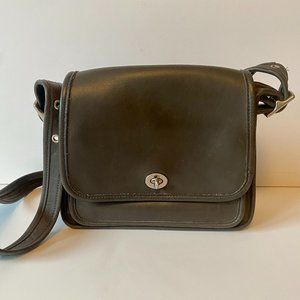 Vintage Coach Rambler Bag 9061, Gray/Nickel